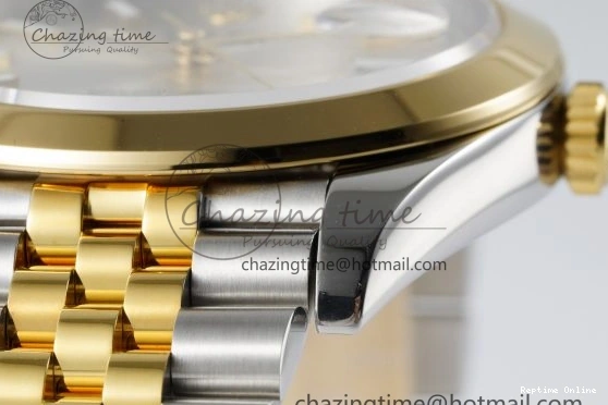 1226 Vibrant DateJust 41 SS YG Polished Bezel KING 1:1 Best Edition 904L Steel Silver Dial on Jubilee Bracelet VR 2224